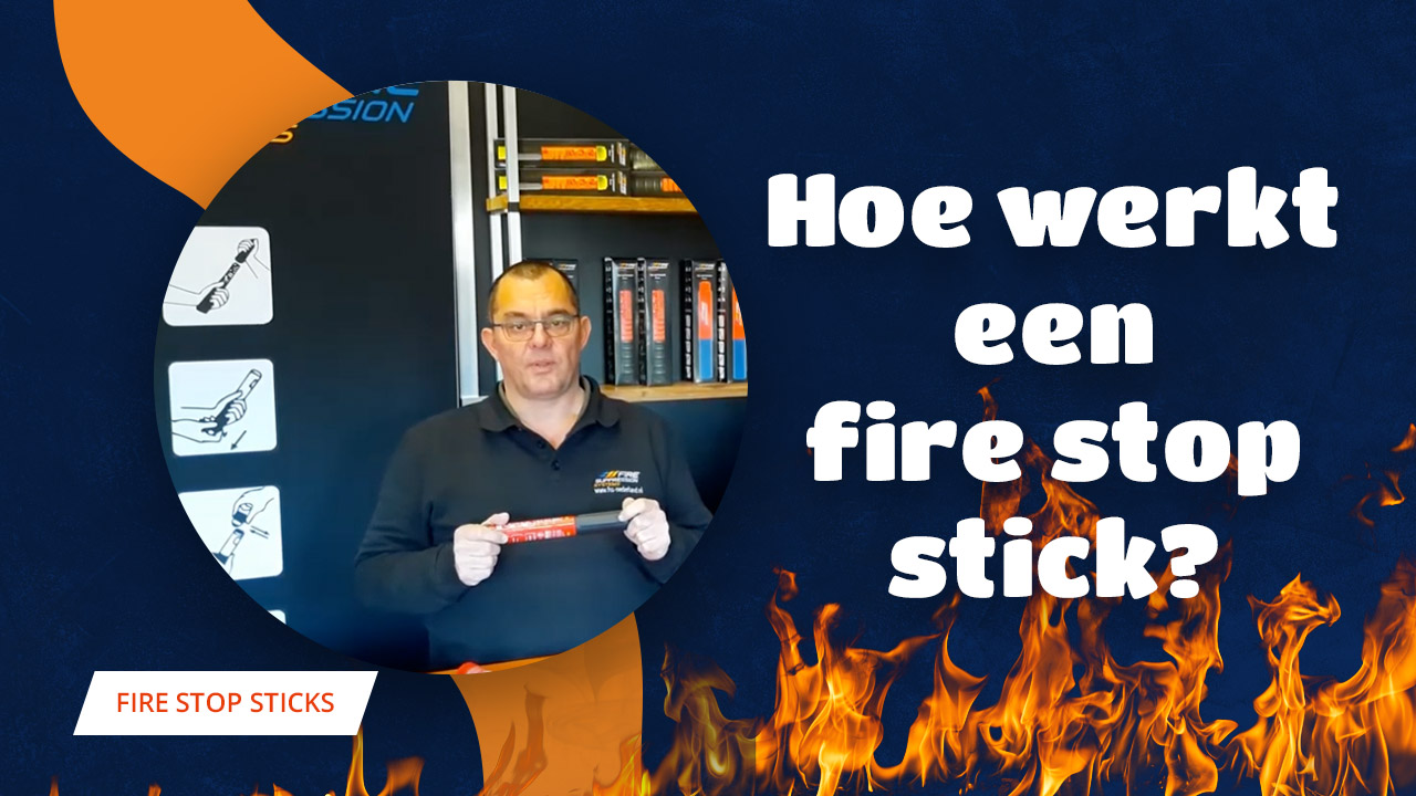 Fire Stop Sticks Nederland Hoe werkt een fire stop stick?