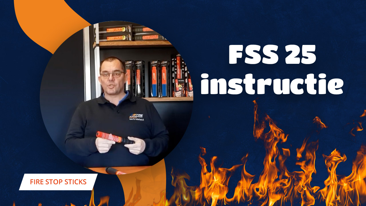 Fire Stop Sticks Nederland Instructiefilm FSS 25